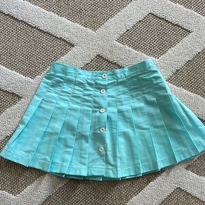 Prince Blue Skater Mini Skirt Pleated Athletic